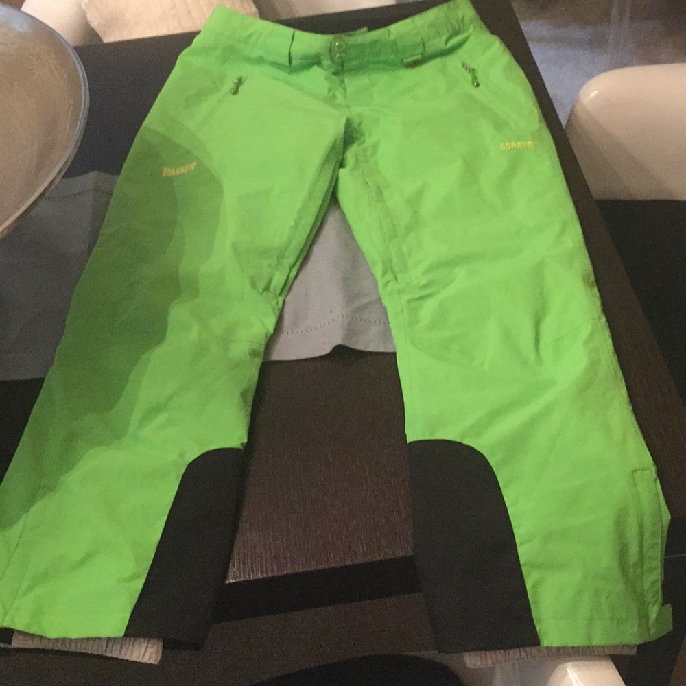 Marker ski pants neon green